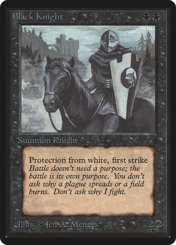 Black Knight (LEB-)  - Limited Edition Beta