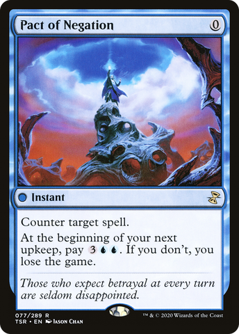 Pact of Negation (TSR-077)  Foil - Time Spiral Remastered
