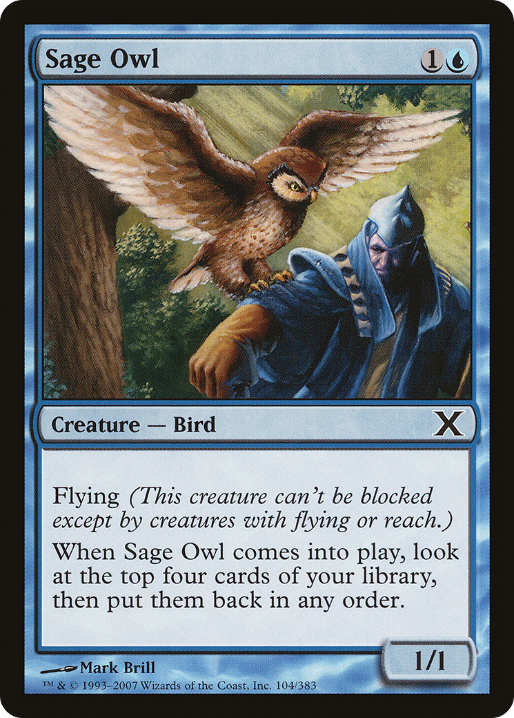 Sage Owl (10E-104)  - Tenth Edition