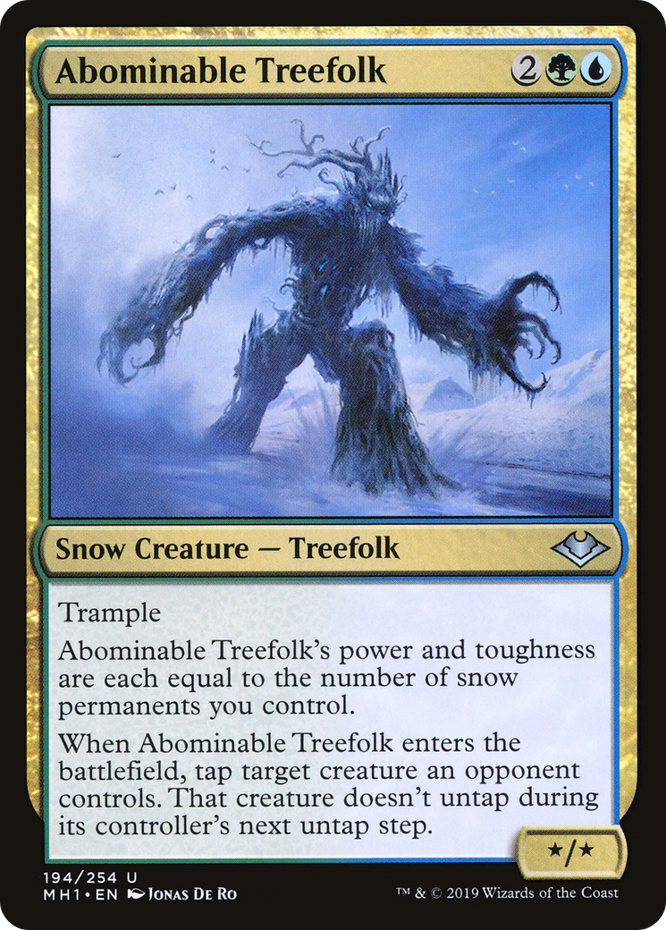 Abominable Treefolk (MH1-194)  - Modern Horizons