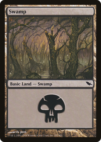 Swamp (292) (SHM-292)  - Shadowmoor