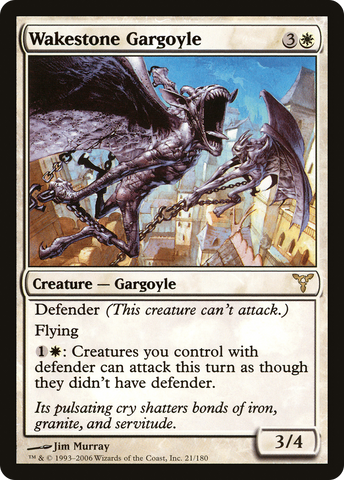 Wakestone Gargoyle (DIS-)  Foil - Dissension