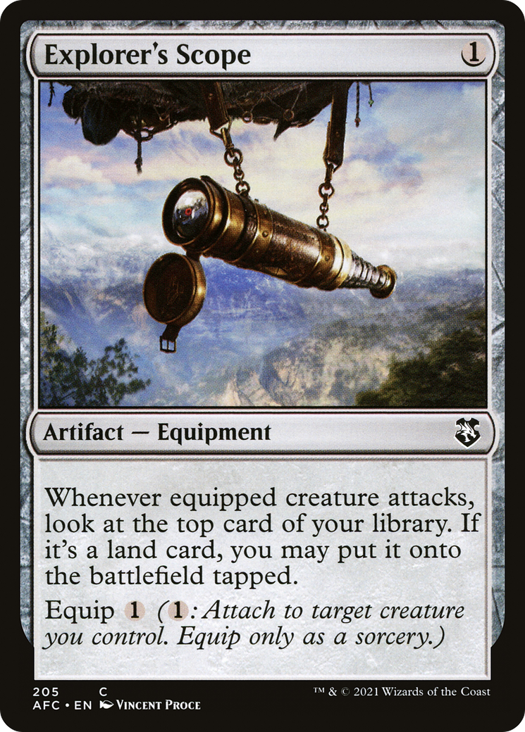 Explorer's Scope (AFC-205) - Adventures in the Forgotten Realms Commander