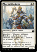 Makeshift Battalion (RVR-022)  Foil - Ravnica Remastered