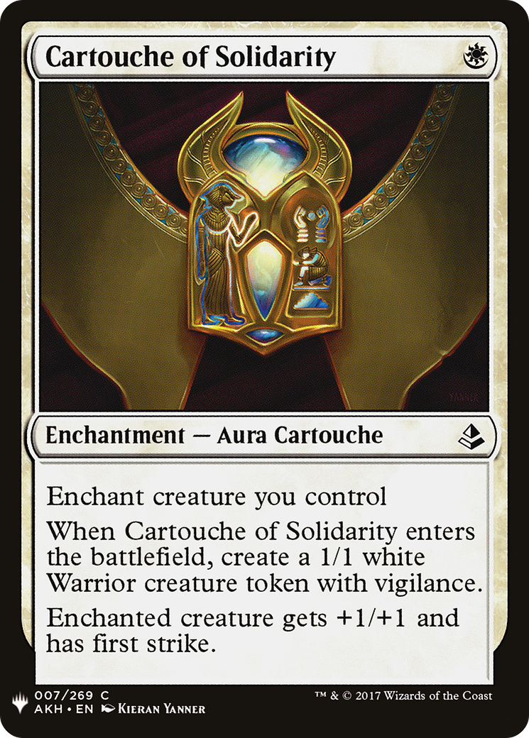 Cartouche of Solidarity (LIST-007)  - The List