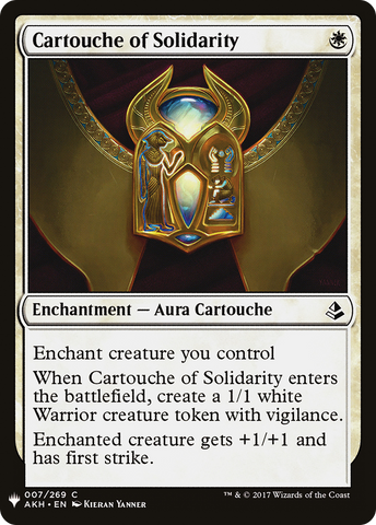 Cartouche of Solidarity (LIST-007)  - The List
