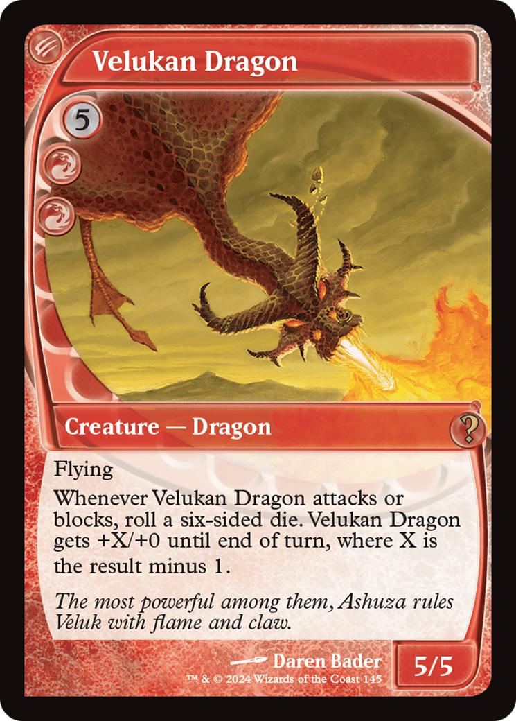 Velukan Dragon (Future Sight) (MB2-145)  - Mystery Booster 2