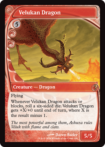 Velukan Dragon (Future Sight) (MB2-145)  Foil - Mystery Booster 2