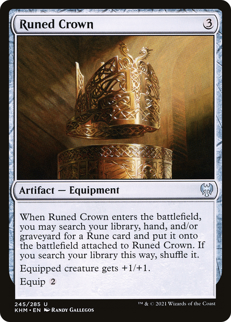 Runed Crown (KHM-245)  - Kaldheim