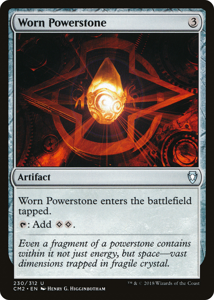 Worn Powerstone (CM2-230)  - Commander Anthology Volume II