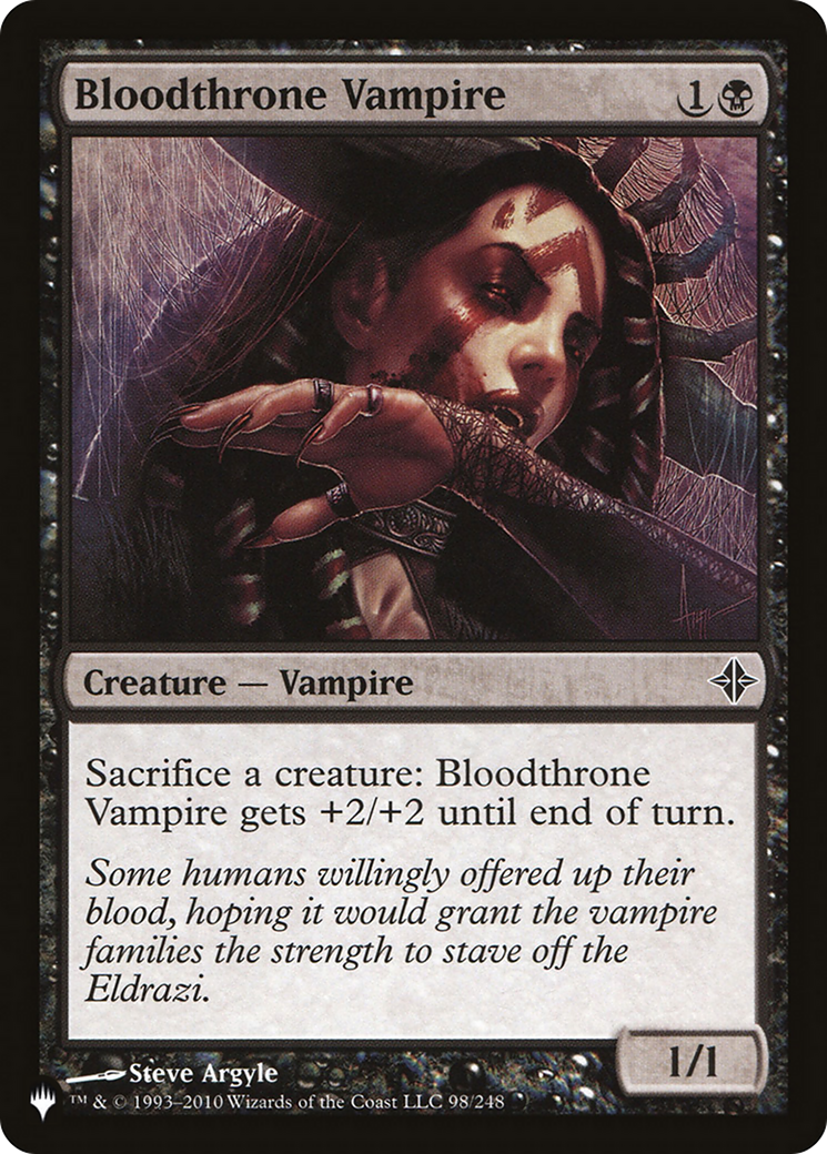 Bloodthrone Vampire (LIST-ROE-98)  - The List