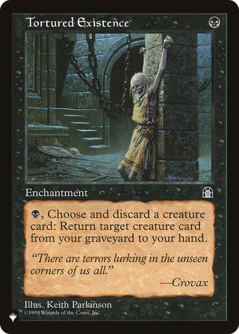 Tortured Existence (LIST-)  - The List