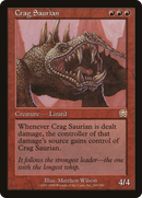 Crag Saurian (MMQ-185)  - Mercadian Masques