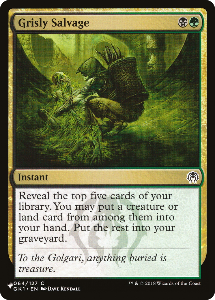 Grisly Salvage (LIST-GK1-64)  - The List