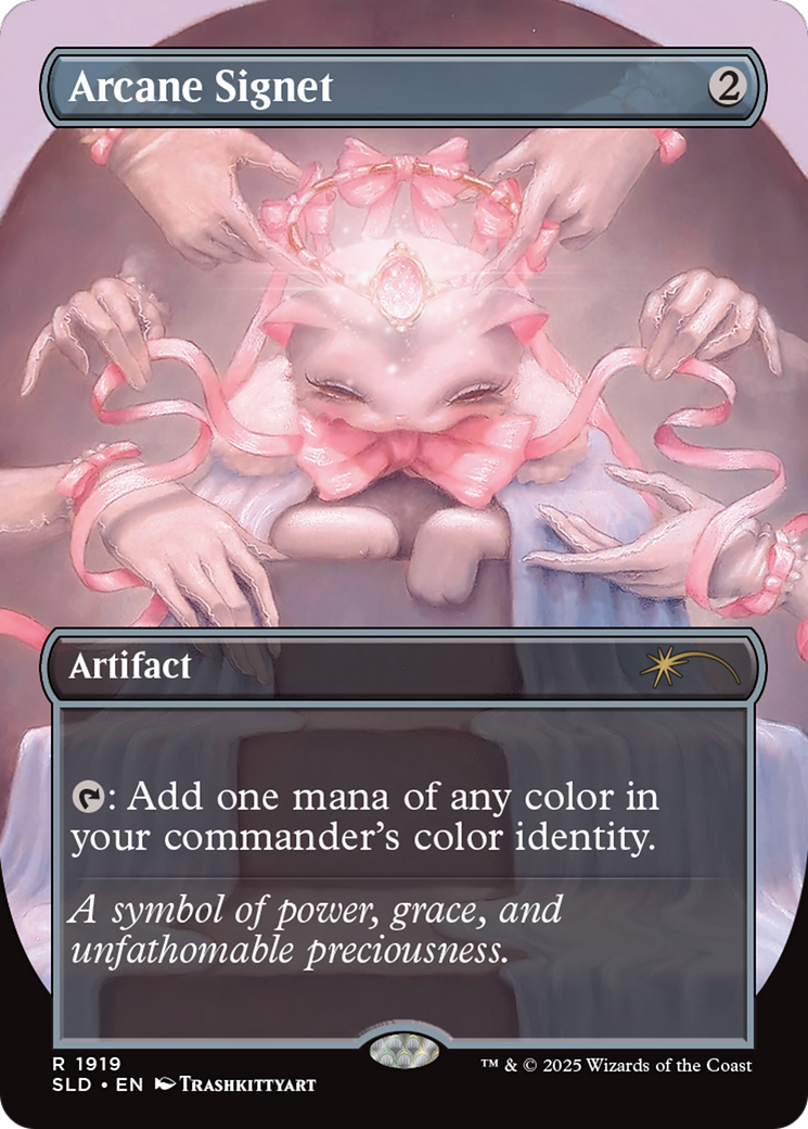 Arcane Signet (1919) (SLD-1919)  - Secret Lair Drop (Borderless)