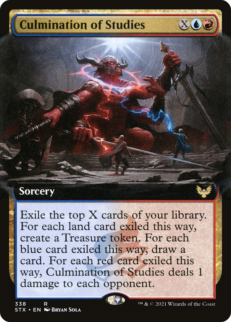 Culmination of Studies (Extended Art) (STX-338)  - Strixhaven: School of Mages: (Extended Art)