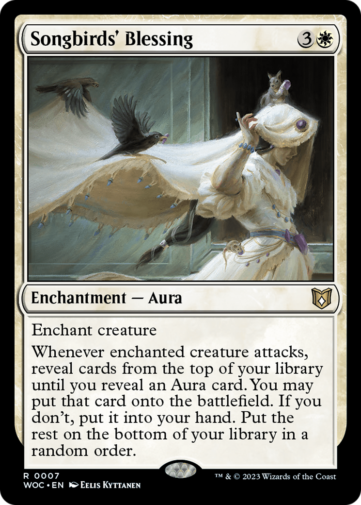 Songbirds' Blessing (WOC-007)  - Wilds of Eldraine Commander