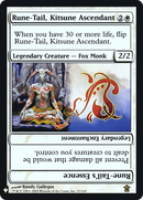 Rune-Tail, Kitsune Ascendant (PLST-SOK-27) - The List Foil