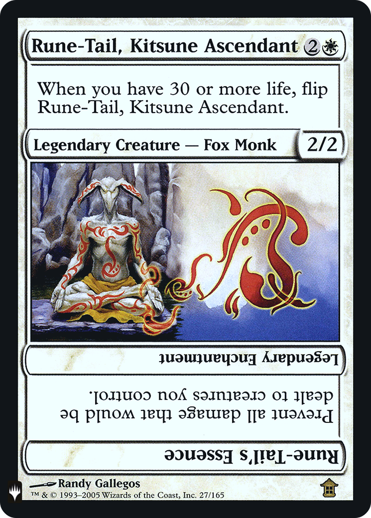 Rune-Tail, Kitsune Ascendant (PLST-SOK-27) - The List Foil