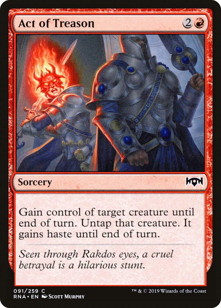 Act of Treason (RNA-091)  Foil - Ravnica Allegiance