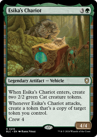 Esika's Chariot (BLC-215)  - Bloomburrow Commander