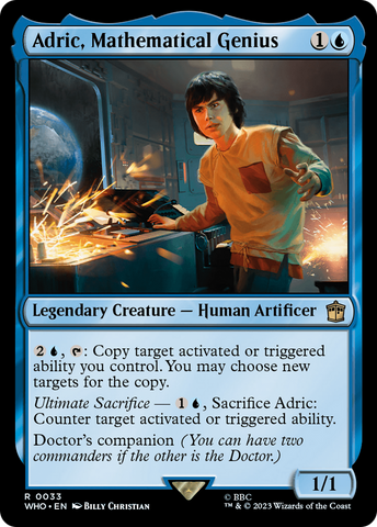 Adric, Mathematical Genius (WHO-033)  Foil - Doctor Who