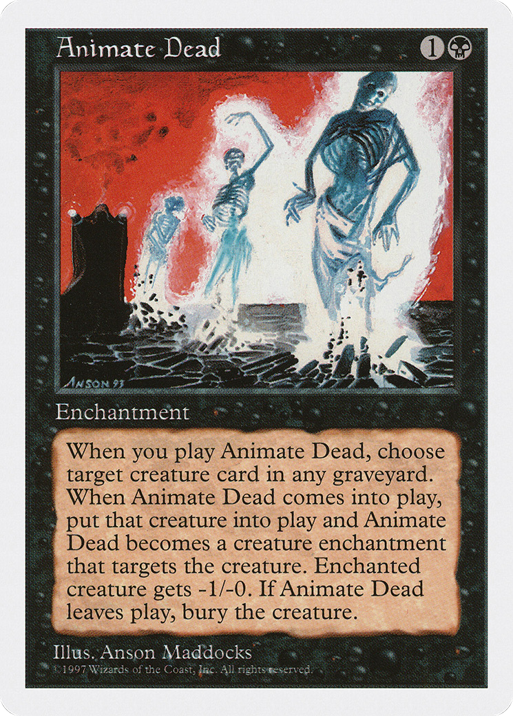Animate Dead (5ED-002)  - Fifth Edition