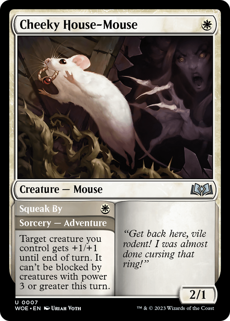 Cheeky House-Mouse (WOE-007)  Foil - Wilds of Eldraine