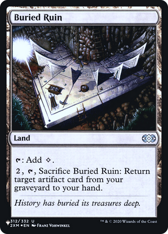 Buried Ruin (LIST-312)  Foil - The List