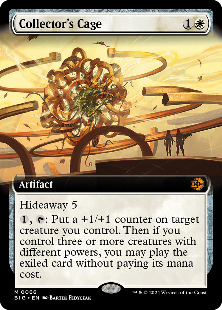Collector's Cage (Extended Art) (BIG-066)  Foil - The Big Score: (Extended Art)