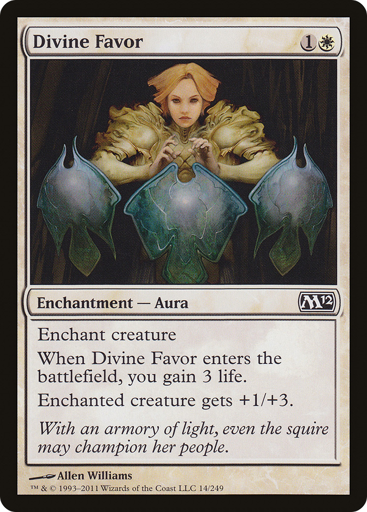 Divine Favor (M12-014)  Foil - Magic 2012