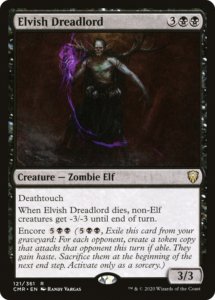 Elvish Dreadlord (CMR-121)  Foil - Commander Legends