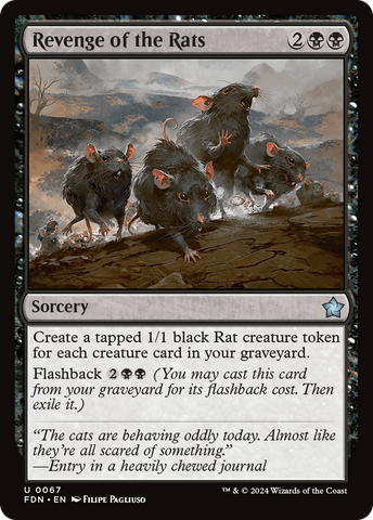 Revenge of the Rats (FDN-067)  Foil - Foundations