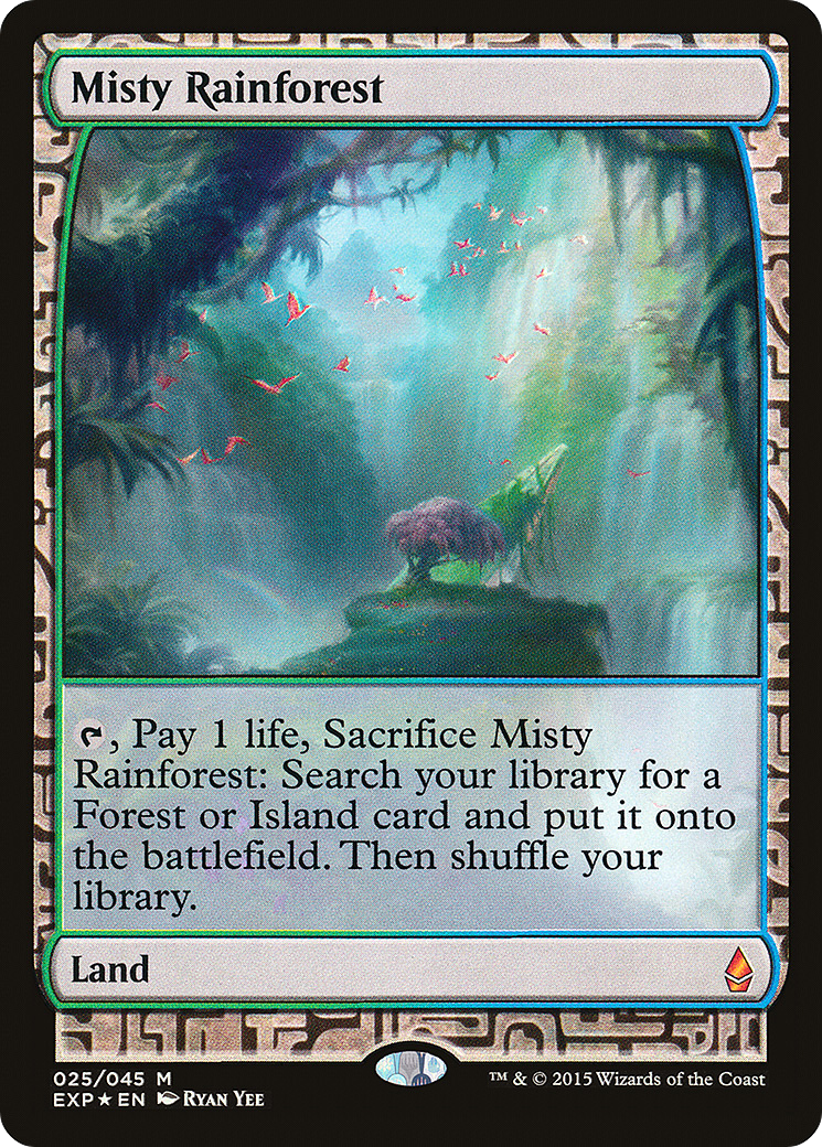 Misty Rainforest (EXP-025)  Foil - Zendikar Expeditions