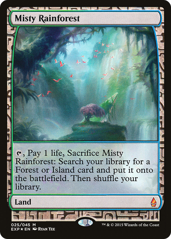Misty Rainforest (EXP-025)  Foil - Zendikar Expeditions