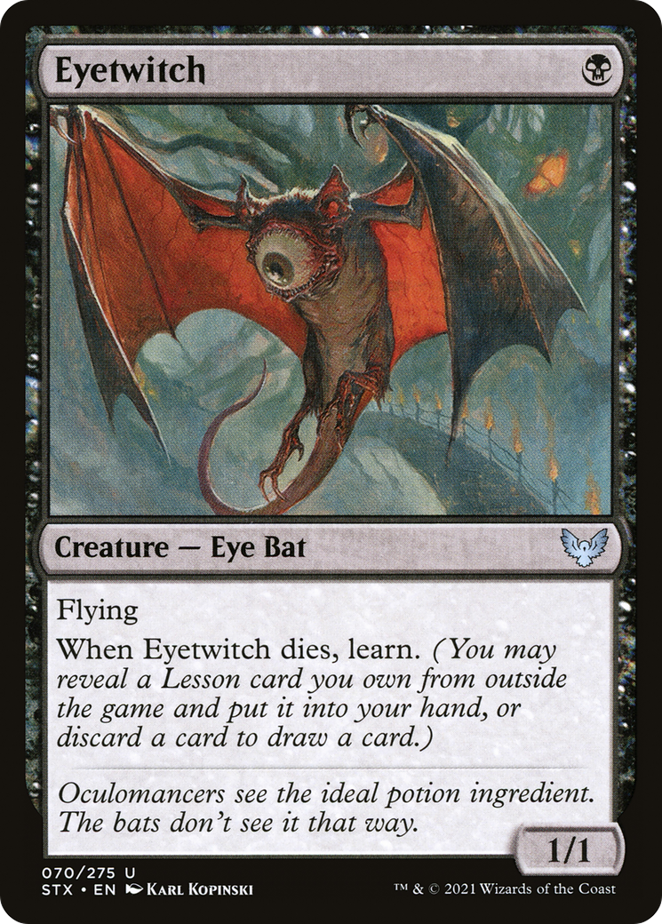 Eyetwitch (STX-070)  Foil - Strixhaven: School of Mages