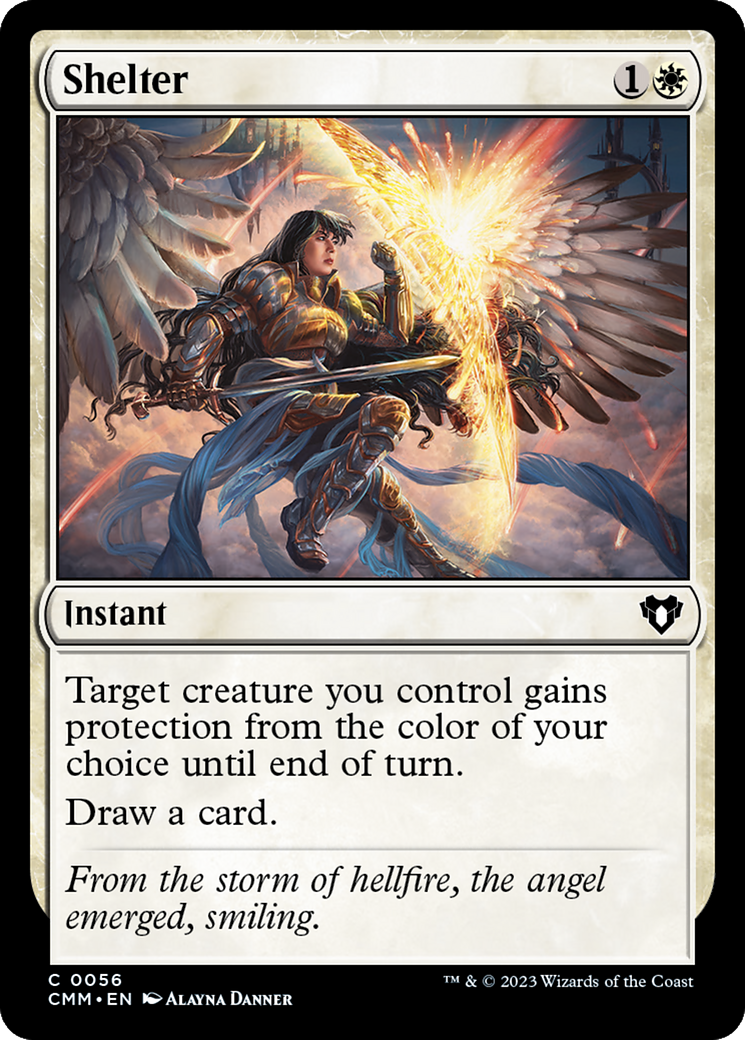 Shelter (CMM-056)  Foil - Commander Masters