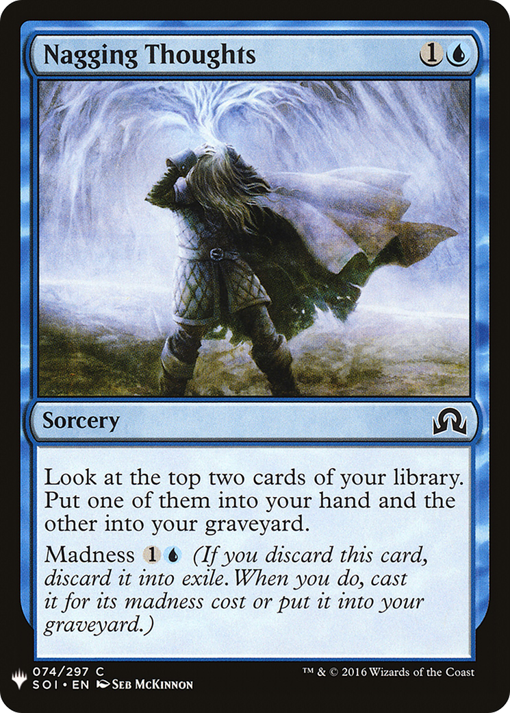 Nagging Thoughts (LIST-SOI-74)  - The List