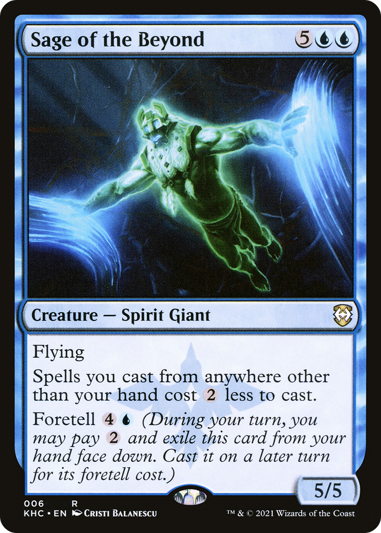 Sage of the Beyond (KHC-006)  - Kaldheim Commander