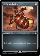 Ruby Medallion (CMM-613)  Etched Foil - Commander Masters