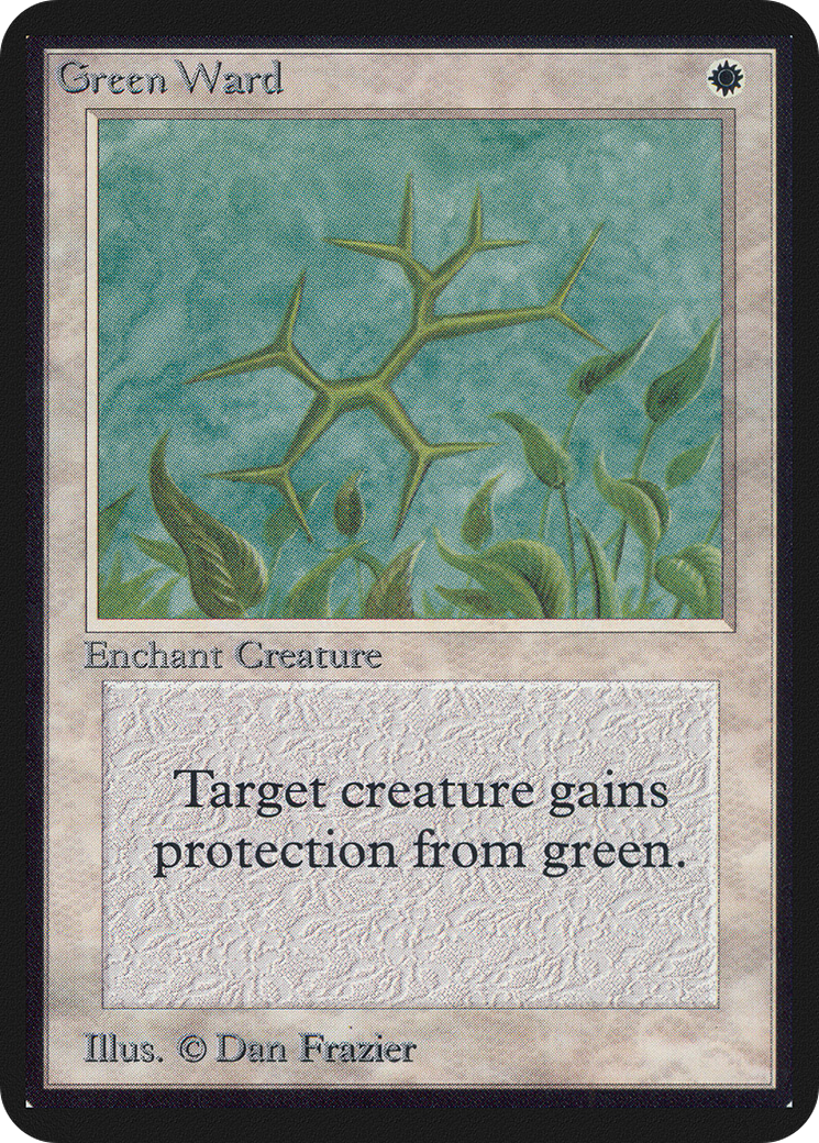Green Ward (LEA-)  - Limited Edition Alpha