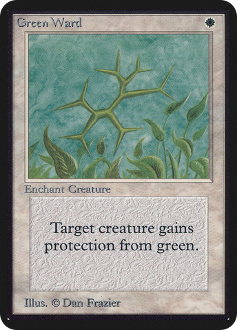Green Ward (LEA-)  - Limited Edition Alpha