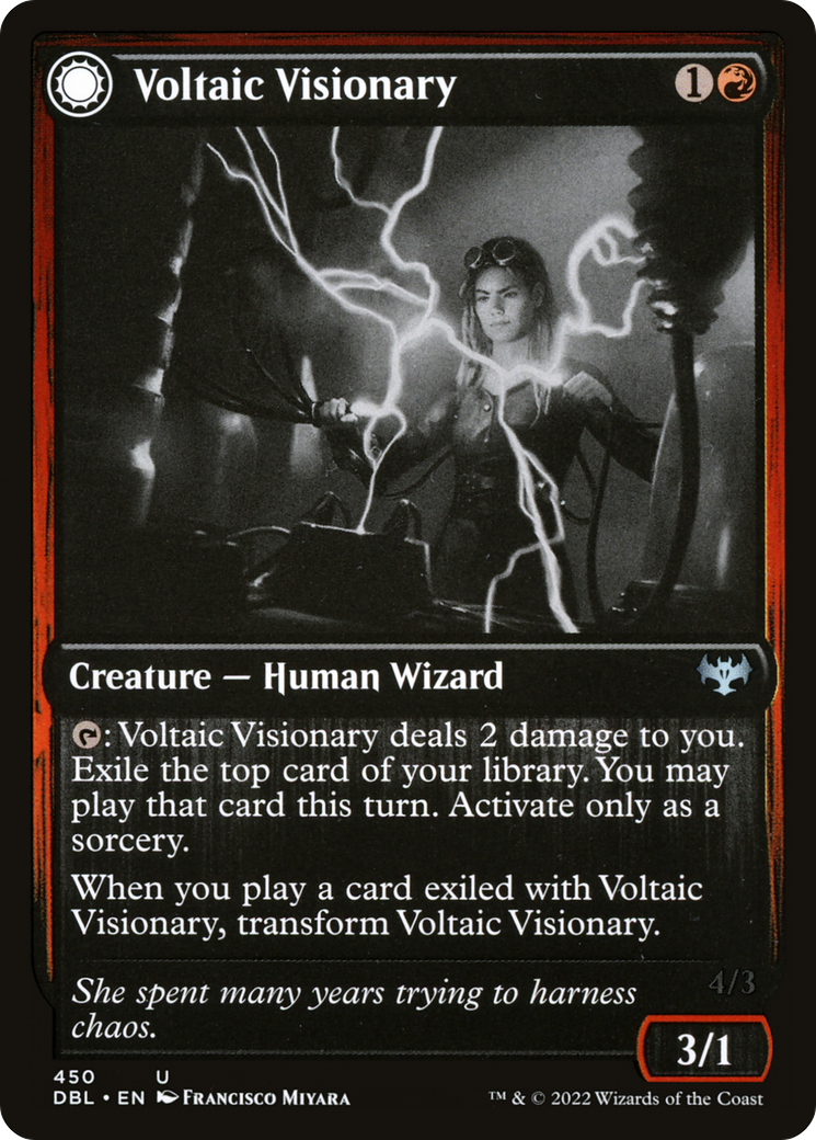 Voltaic Visionary (DBL-450)  - Innistrad: Double Feature: (Double Faced Transform)