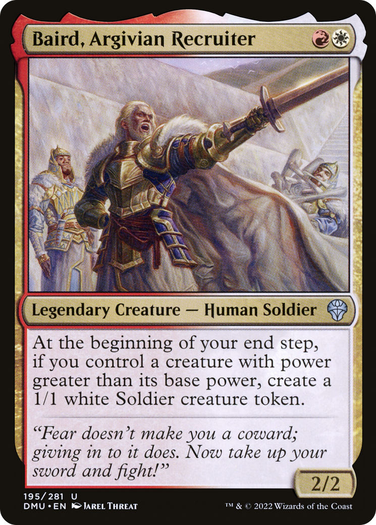 Baird, Argivian Recruiter (DMU-195)  Foil - Dominaria United