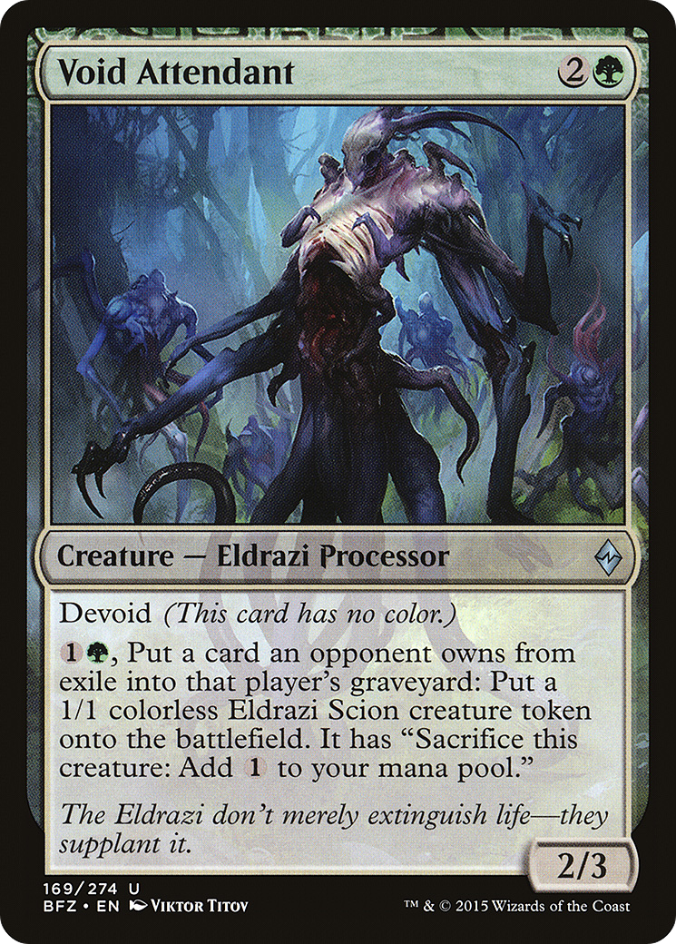 Void Attendant (BFZ-169)  - Battle for Zendikar