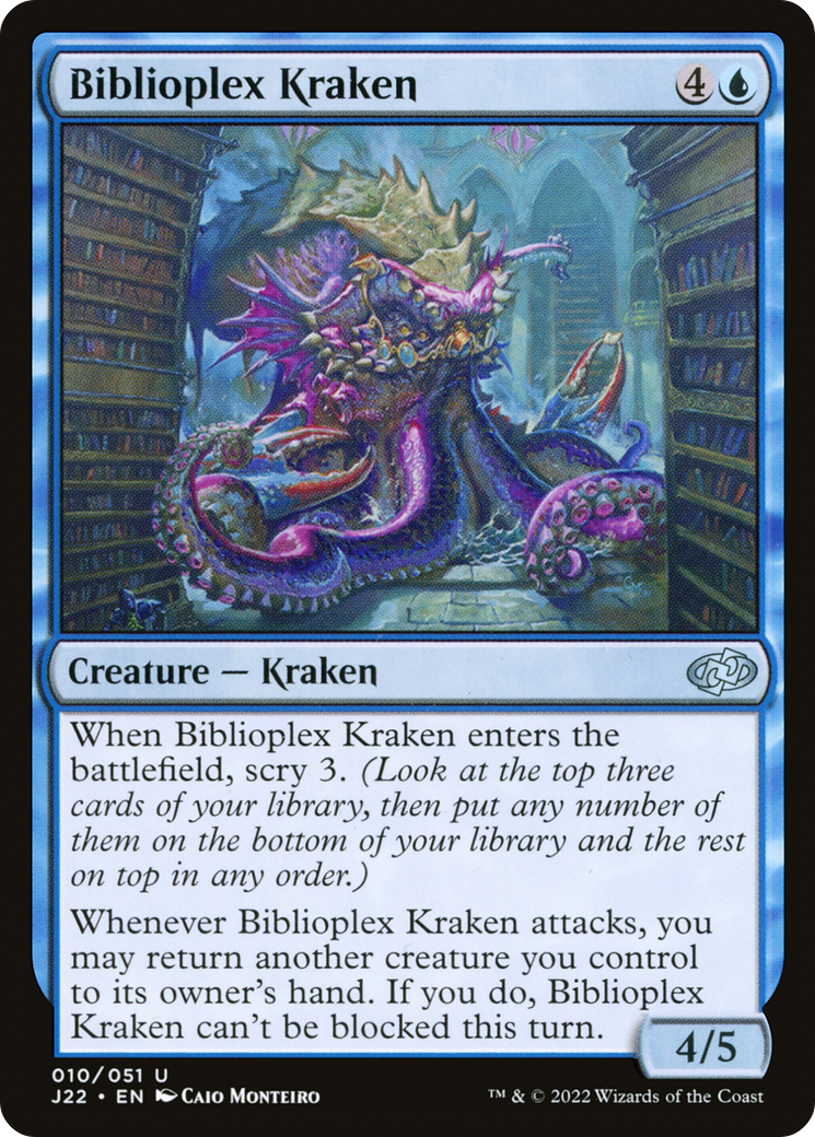 Biblioplex Kraken (J22-010)  - Jumpstart 2022