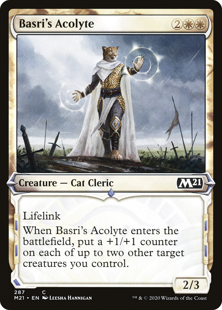 Basri's Acolyte (Showcase) (M21-287)  Foil - Core Set 2021: (Showcase)
