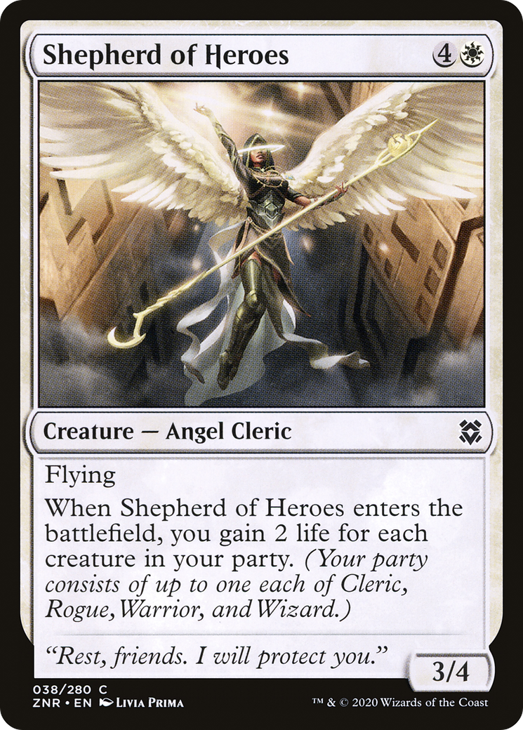Shepherd of Heroes (ZNR-038)  - Zendikar Rising
