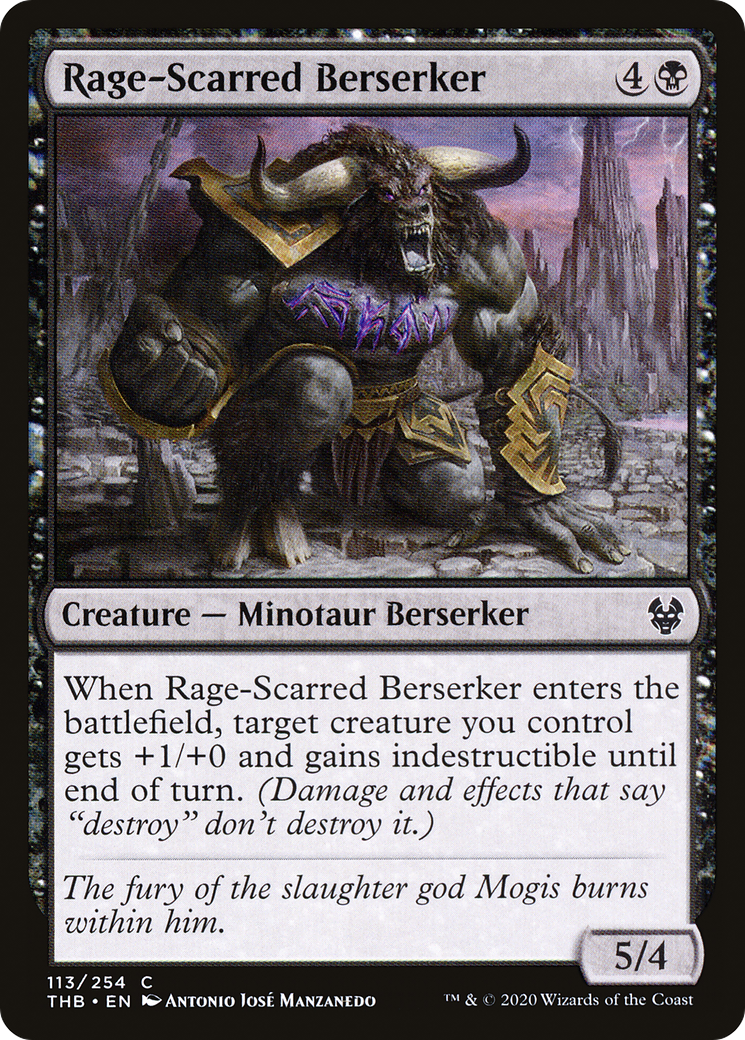 Rage-Scarred Berserker (THB-113)  - Theros Beyond Death