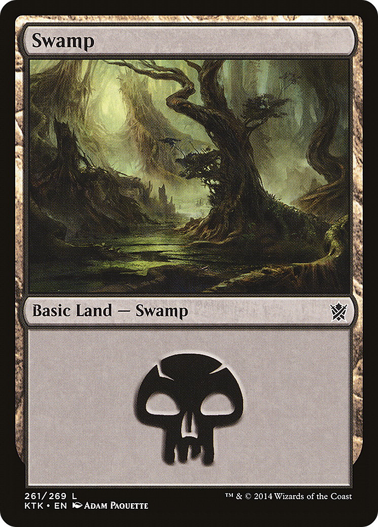 Swamp (261) (KTK-261)  - Khans of Tarkir